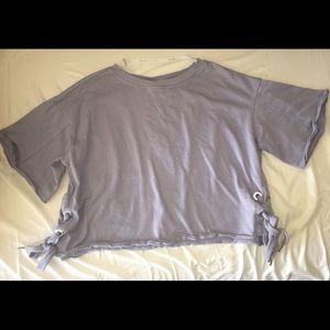 Calvin Klein short sleeve sweatshirt